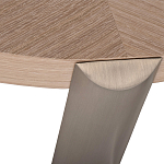 Столик журнальный с низкой круглой столешницей Wood Grain варинант исполнения - 2 | Loft Concept в Омске