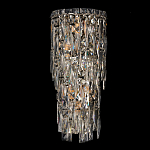 Бра с каскадом из прозрачного хрусталя и корпусом из металла цвета хром Constant Sparks варинант исполнения - 5 | Loft Concept в Омске