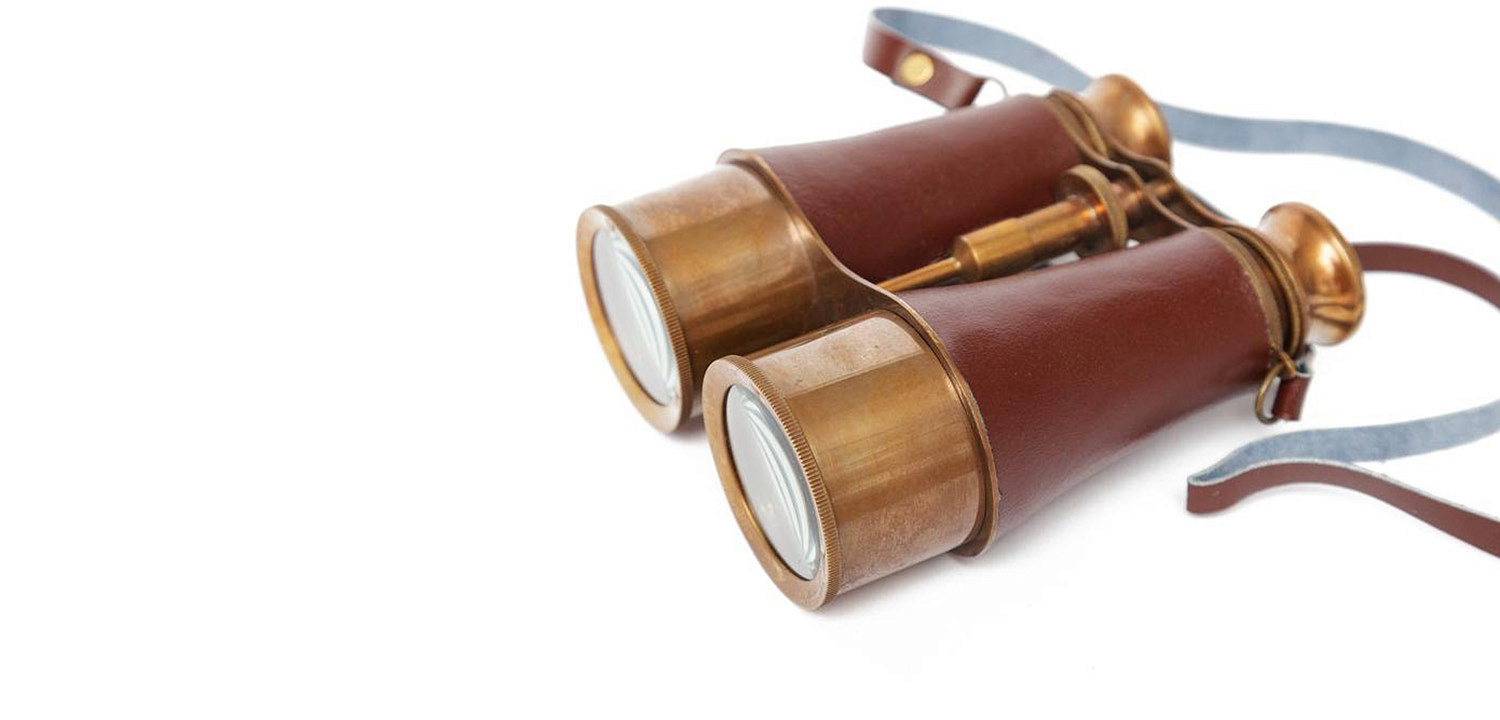 Винтажный бинокль в подарочной коробке Victorian Era Brass Binoculars - Loft-Concept в Омске