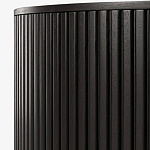 Черный приставной стол с местом для хранения Smart Textured Table варинант исполнения - 3 | Loft Concept в Омске