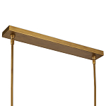 Люстра линейная полукруглой формы Wooden Horseshoe варинант исполнения - 5 | Loft Concept в Омске