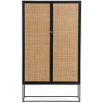 Шкаф с 2-мя дверцами из ротанга ручной работы Fuse Wicker Furniture варинант исполнения - 2 | Loft Concept в Омске