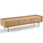 ТВ-тумба с плетеным декором Buckley Wicker TV Stand варинант исполнения - 2 | Loft Concept в Омске