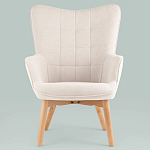 Белое кресло на ножках из массива CORDELIA варинант исполнения - 3 | Loft Concept в Омске