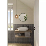 Зеркало круглое с асимметрией Light Reflection варинант исполнения - 2 | Loft Concept в Омске