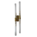 Бра с двумя цилиндрическими матовыми плафонами на круглом основании Delta Light варинант исполнения - 1 | Loft Concept в Омске