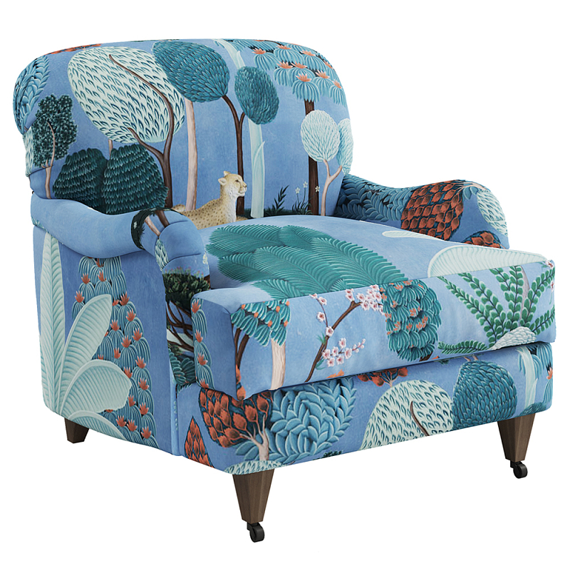 Дизайнерское классической формы на колесиках Trumann Armchair Дизайнерское классической формы на колесиках Trumann Armchair в Омске | Loft Concept