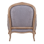 Кресло Ava Classical Armchair brown and grey velour варинант исполнения - 3 | Loft Concept в Омске