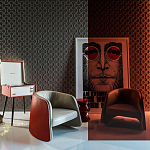 Гипсовая 3D Панель M-18 варинант исполнения - 1 | Loft Concept в Омске