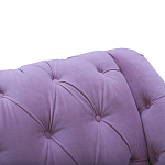Кушетка фиолетовая с мягкой обивкой из велюра Michael Couch варинант исполнения - 4 | Loft Concept в Омске