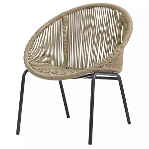 Кресло плетеное круглое Round Wicker Chair