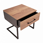 Тумба прикроватная с ящиком в стиле лофт Urban Style Space варинант исполнения - 2 | Loft Concept в Омске