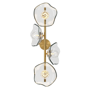 Бра Lots of transparent lotuses