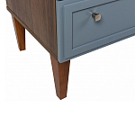 Комод серый из массива бука с 3-мя ящиками Wenge Light варинант исполнения - 4 | Loft Concept в Омске