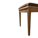 Пуф из массива бука обивка велюр Tasteful Furniture варинант исполнения - 2 | Loft Concept в Омске