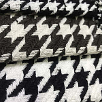 Мебельная ткань Жаккард черно-белый принт 145 см T1-3 варинант исполнения - 1 | Loft Concept в Омске
