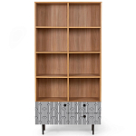 Широкий стеллаж с принтом Elise Rack варинант исполнения - 4 | Loft Concept в Омске