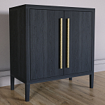 Современный Буфет Primo с 2 дверцами Черный дуб варинант исполнения - 2 | Loft Concept в Омске