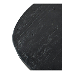 Столик кофейный черного цвета с овальной столешницей и круглым основанием Black Dalmen Table варинант исполнения - 7 | Loft Concept в Омске