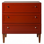 Комод красный из массива бука с 3-мя ящиками Wenge Light варинант исполнения - 2 | Loft Concept в Омске