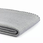 Плед из шерсти мериноса серого цвета 130×180 см Gray Waves варинант исполнения - 2 | Loft Concept в Омске