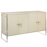 Комод бежевый на прозрачных боковых ножках Stingray Beige Dresser варинант исполнения - 1 | Loft Concept в Омске