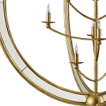 Люстра круглая с состаренными зеркальными элементами на корпусе Sample of Purity варинант исполнения - 1 | Loft Concept в Омске