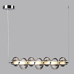 Подвесной светильник линейный с 7-ю рифлеными стеклянными шарами Marcelh Light варинант исполнения - 8 | Loft Concept в Омске
