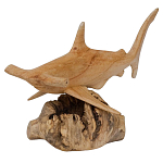 Статуэтка из дерева рыба-молот Animals of the World варинант исполнения - 4 | Loft Concept в Омске