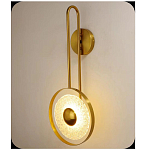 Бра бронзовое с прозрачным стеклянным плафоном Suspension варинант исполнения - 1 | Loft Concept в Омске