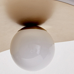 Люстра круглая с 2-мя металлическими абажурами Andromeda варинант исполнения - 3 | Loft Concept в Омске