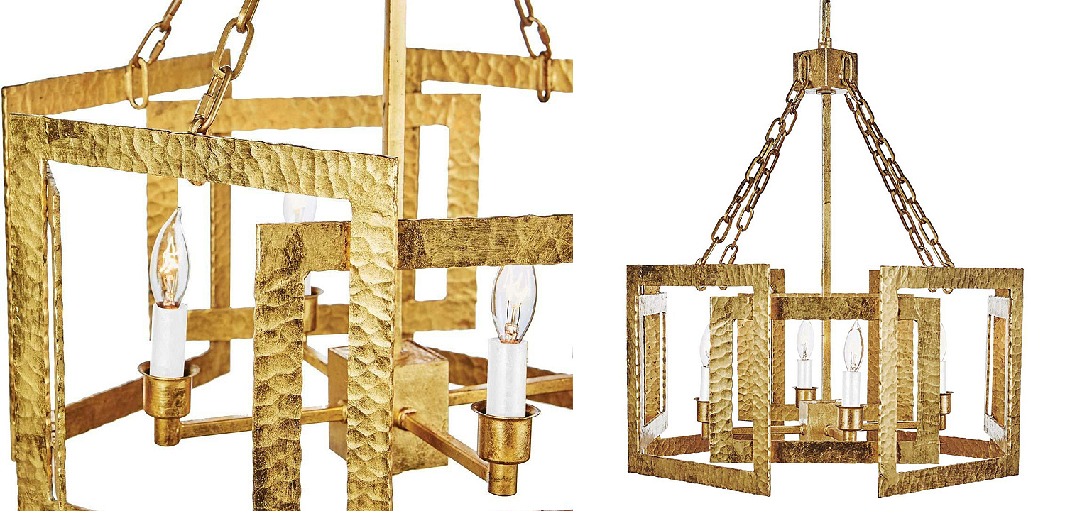 Люстра Textured Cage Pendant Lamp Gold Chandelier Люстра Textured Cage Pendant Lamp Gold Chandelier - Loft-Concept в Омске