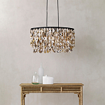 Люстра овальная с подвесками из устричных раковин Sea Ravens варинант исполнения - 4 | Loft Concept в Омске