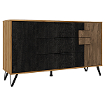 Комод с 3-мя ящиками и дверцей Stone Effect варинант исполнения - 2 | Loft Concept в Омске