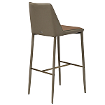 Стул барный с терракотовой обивкой из экокожи Spectacular High Chair варинант исполнения - 2 | Loft Concept в Омске