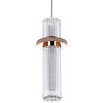 Подвесной светильник золото Odile Acrylic Tube Hanging Lamp Gold варинант исполнения - 1 | Loft Concept в Омске