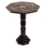 Кофейный стол из натуральных камней Змеевик и Яшма Natural Stone Tables варинант исполнения - 7 | Loft Concept в Омске