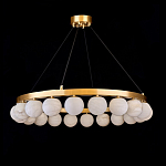 Люстра круглая с сферическими плафонами из натурального камня Phased Spheres варинант исполнения - 1 | Loft Concept в Омске