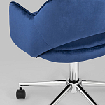 Кресло для компьютерного стола Veloury Blue варинант исполнения - 8 | Loft Concept в Омске
