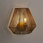 Бра с плетенным из пеньки абажуром Jutti H25 см варинант исполнения - 2 | Loft Concept в Омске