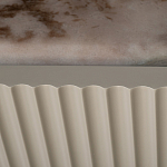 Тумба под телевизор серая с мраморной столешницей Uniqueness Marble варинант исполнения - 4 | Loft Concept в Омске