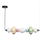 Подвесной светильник линейный с керамическими элементами 24W LED Fragrant Light варинант исполнения - 3 | Loft Concept в Омске