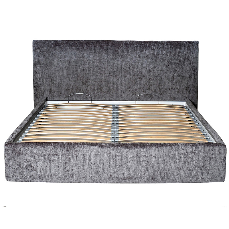 Кровать двуспальная серая с подъемным механизмом  Selecting the Best Серый в Омске | Loft Concept 