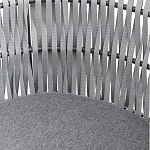 Кресло с декоративным плетением на спинке и подлокотниках Armchair Weaving варинант исполнения - 8 | Loft Concept в Омске