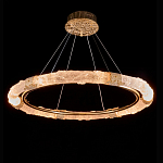 Люстра в форме кольца с золотым декором Warm Heavenly Light варинант исполнения - 2 | Loft Concept в Омске