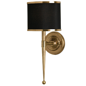 Бра с черным цилиндрическим абажуром Mid Century