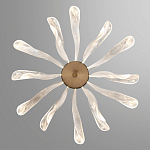 Люстра с крупными рельефным декором в виде лепестков 60 см Ethereal Bloom варинант исполнения - 4 | Loft Concept в Омске