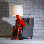 Лампа MANNEQUIN LAMP с абажуром девушка на кресле варинант исполнения - 4 | Loft Concept в Омске