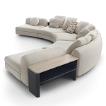 Большой угловой Диван California трансформер с приставными деревянными модулями   варинант исполнения - 2 | Loft Concept в Омске