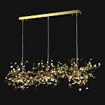 Люстра подвесная из трех частей с металлическими круглыми элементами Terzani Argent варинант исполнения - 5 | Loft Concept в Омске